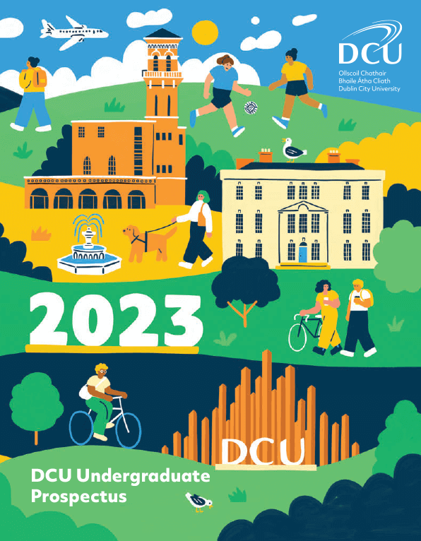 DCU Prospectus 2023 Cover Illustration
